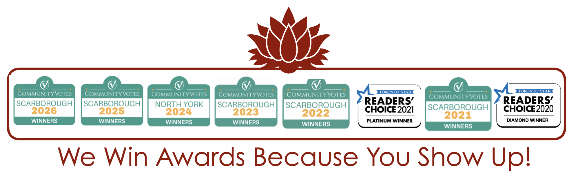 we win awards